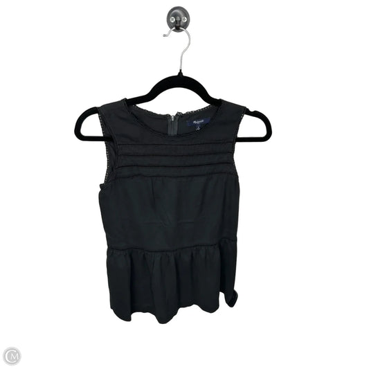 Top Sleeveless By Ann Taylor In Black, Size: Sp
