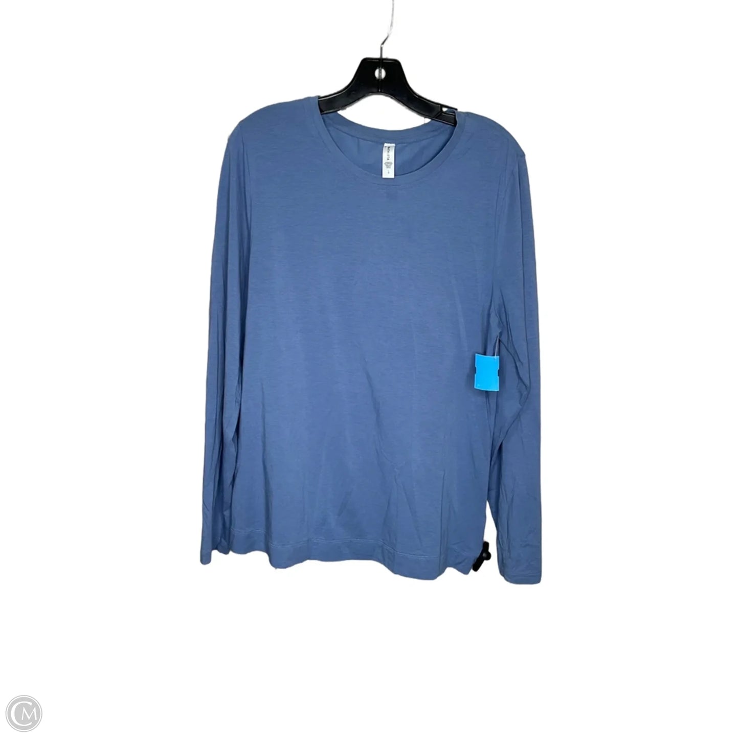 Athletic Top Long Sleeve Crewneck By Athleta In Blue, Size: L