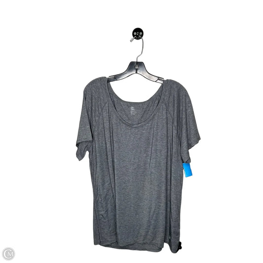 Top Short Sleeve By Gap In Grey, Size: Xl