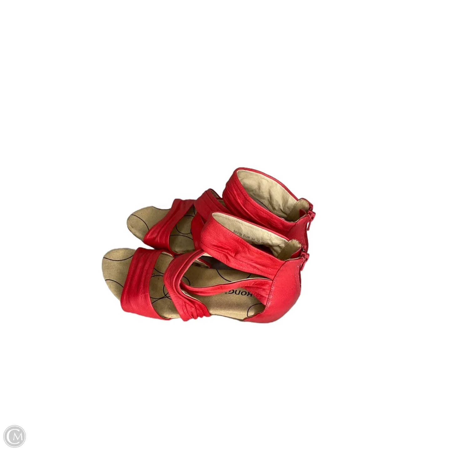 Sandals Flats By Clothes Mentor In Pink, Size: 5