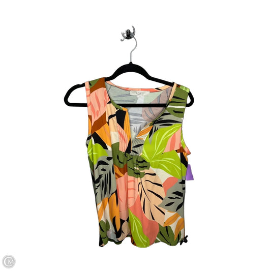 Top Sleeveless By Loft In Multi-colored, Size: S