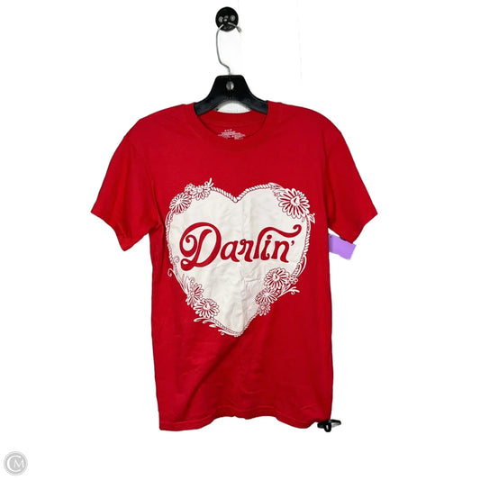 Top Short Sleeve By Clothes Mentor In Red, Size: S