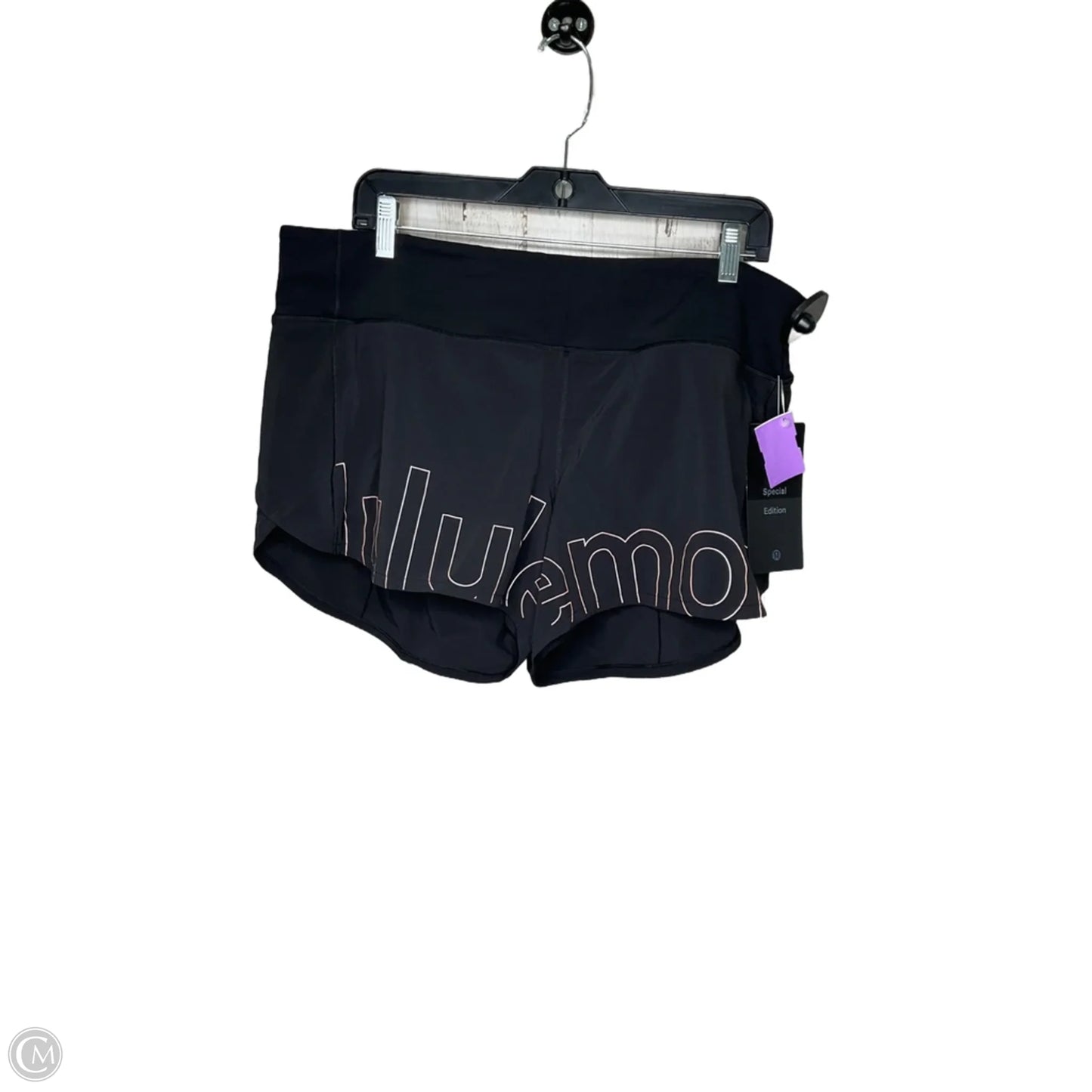 Athletic Shorts By Lululemon In Black, Size: 14