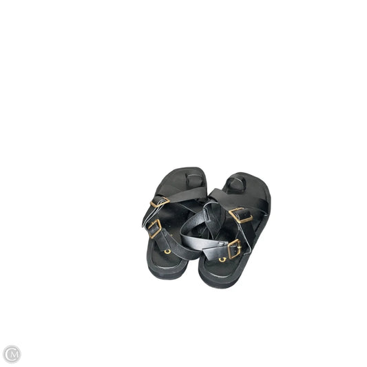 Sandals Flats By Diba In Black, Size: 7.5