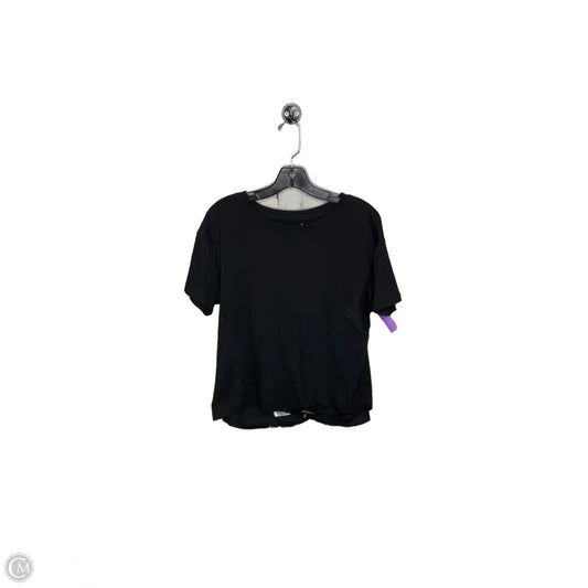 Top Short Sleeve By Lou And Grey In Black, Size: Xs