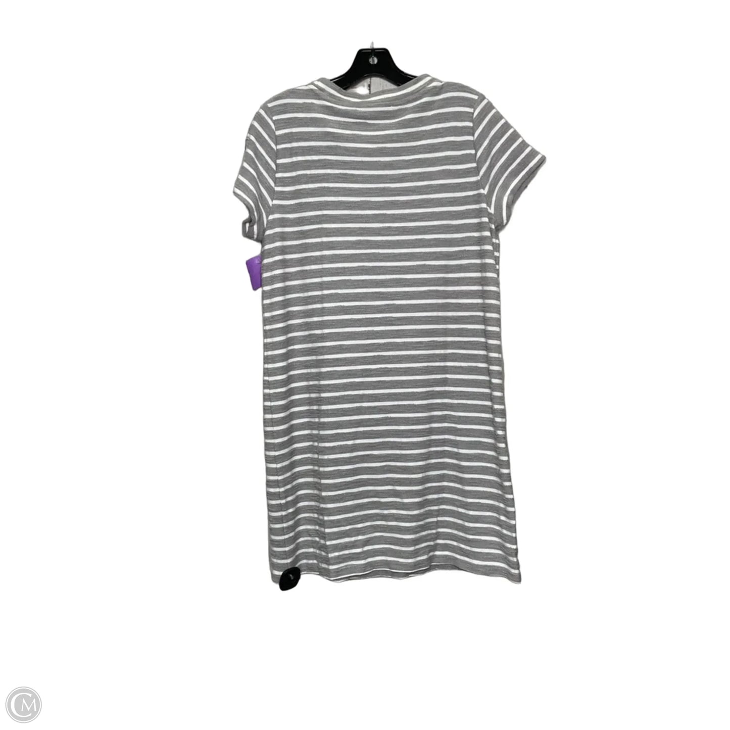 Dress Casual Midi By Loft In Grey, Size: L