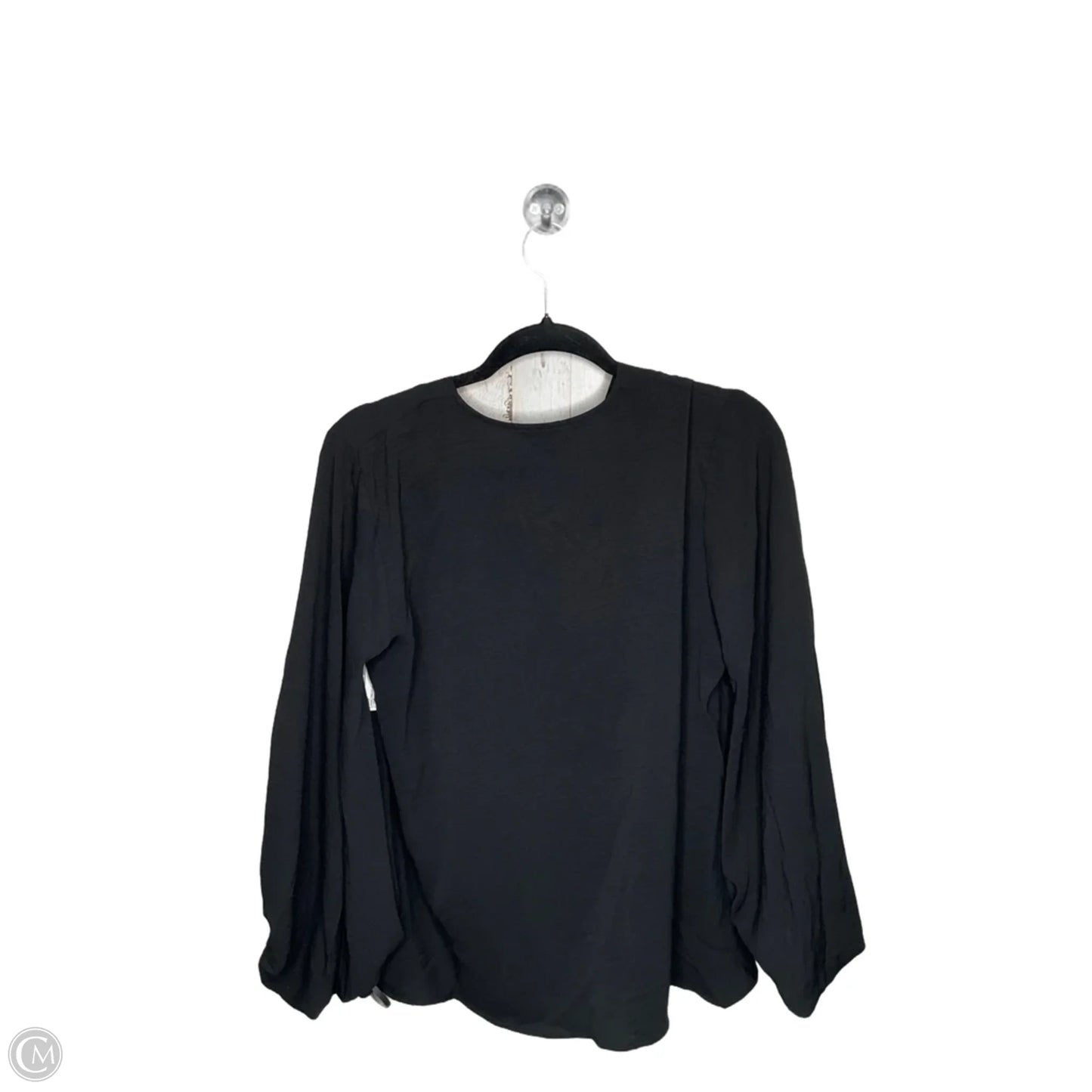 Top Long Sleeve By Clothes Mentor In Black, Size: S