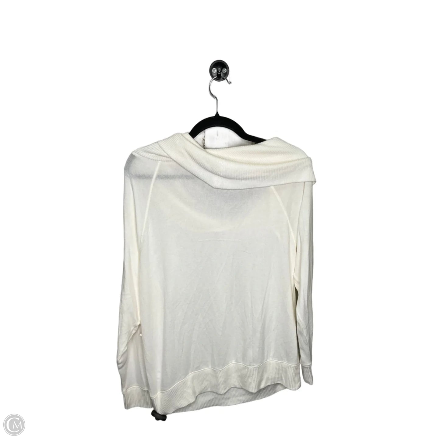 Top Long Sleeve By Express In White, Size: S