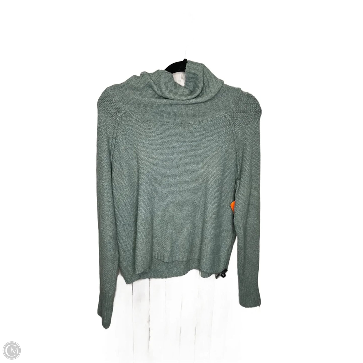 Top Long Sleeve By Pink Rose In Green, Size: M