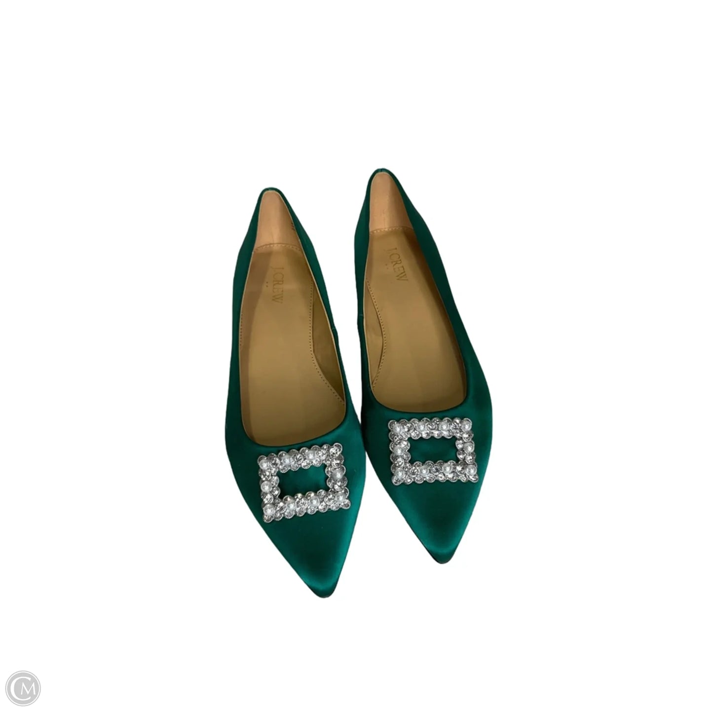 Shoes Flats By J. Crew In Green, Size: 9