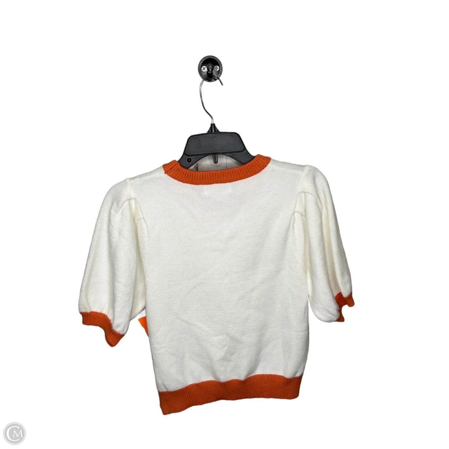 Top Short Sleeve By Peach Love Cream California In Orange, Size: S