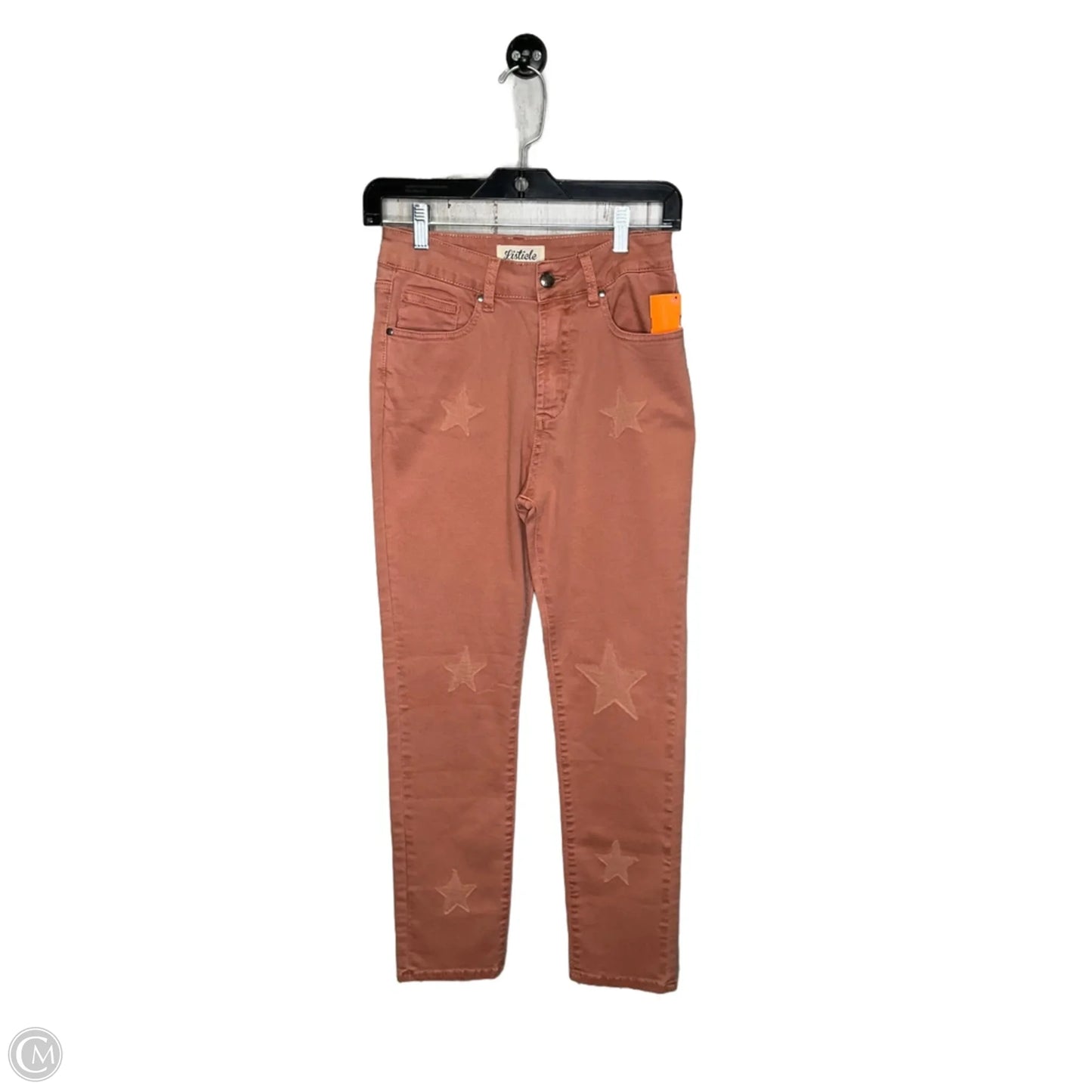 Jeans Straight By Clothes Mentor In Coral, Size: S