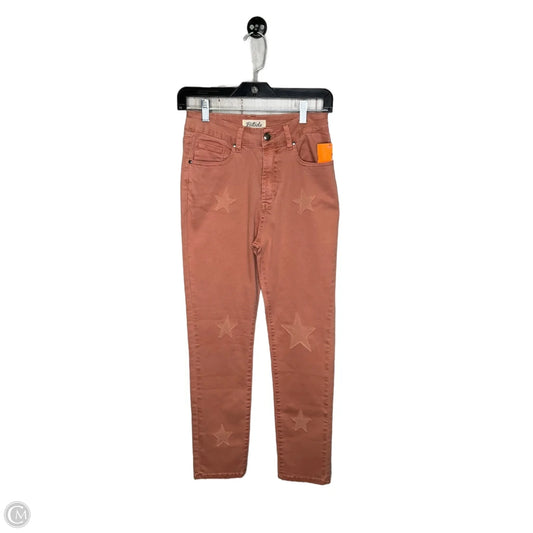 Jeans Straight By Clothes Mentor In Coral, Size: S
