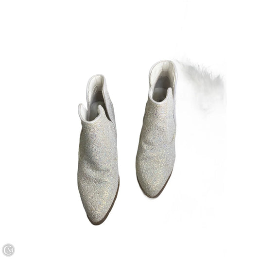 Boots Ankle Heels By Not Rated In White, Size: 7