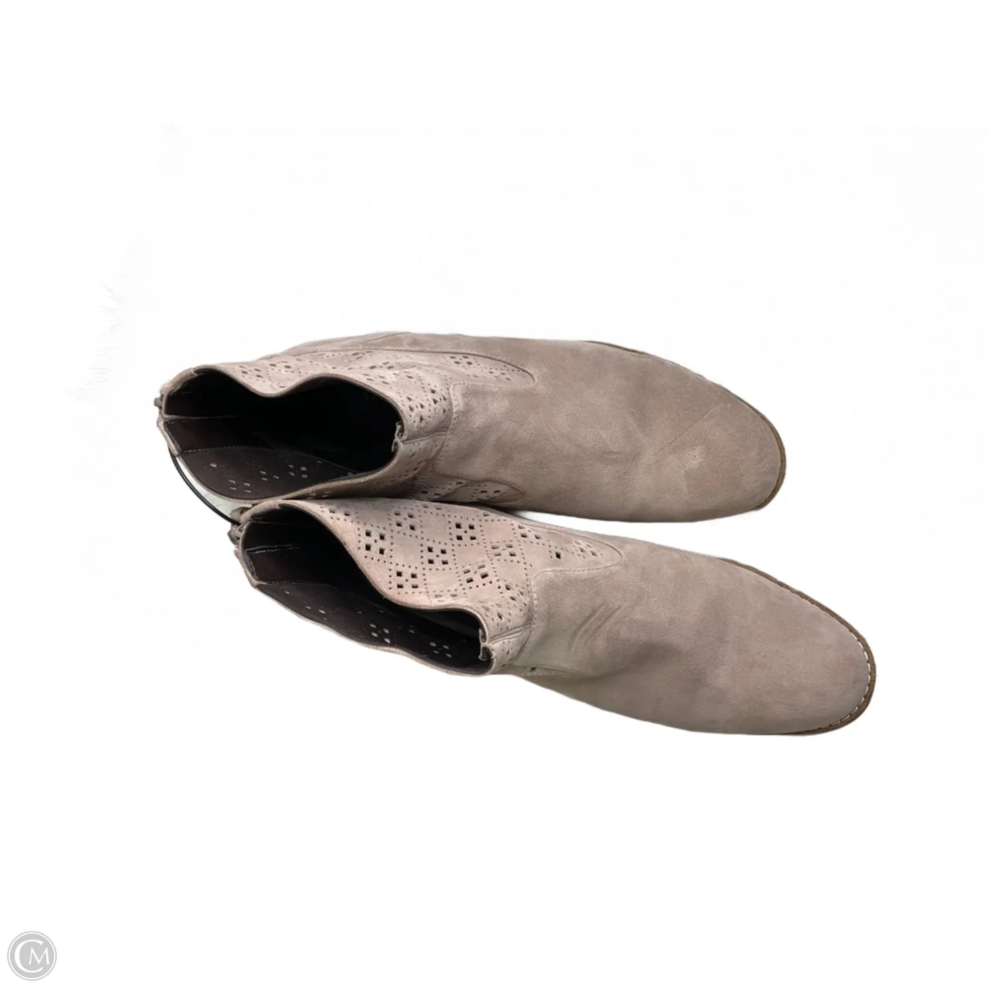 Boots Ankle Heels By Cole-haan In Tan, Size: 9.5