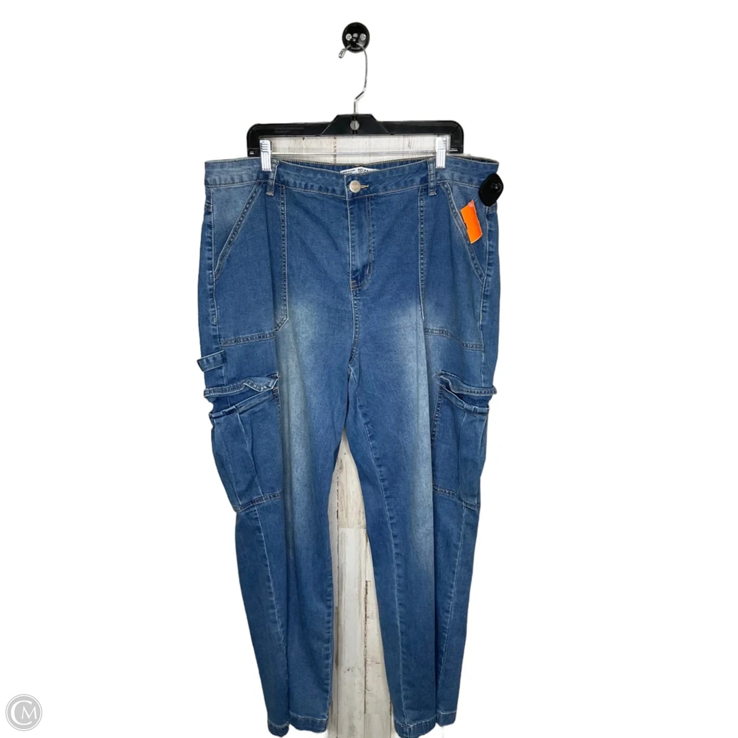 Jeans Boyfriend By Clothes Mentor In Blue, Size: 18