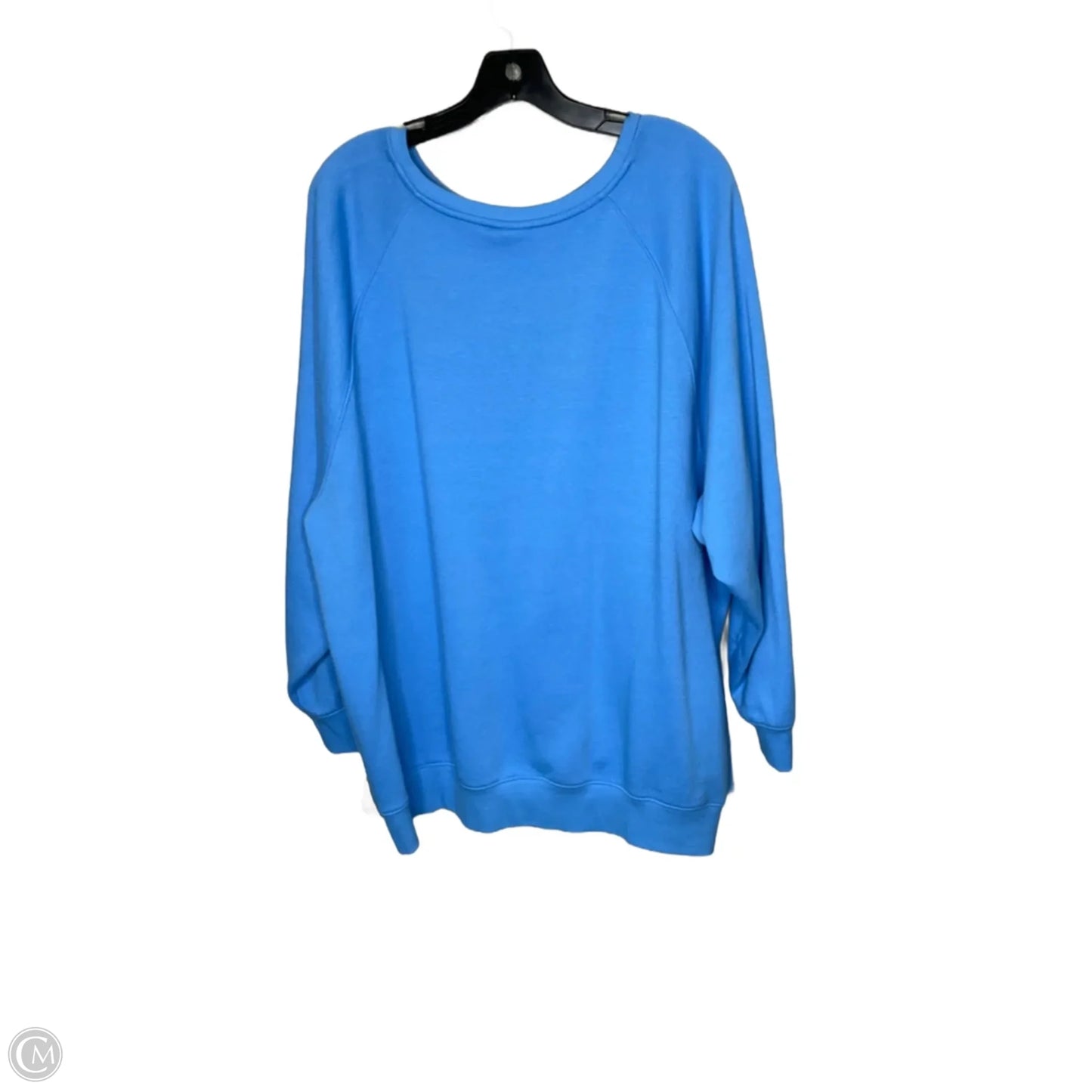 Sweatshirt Crewneck By Ava & Viv In Blue, Size: 2x