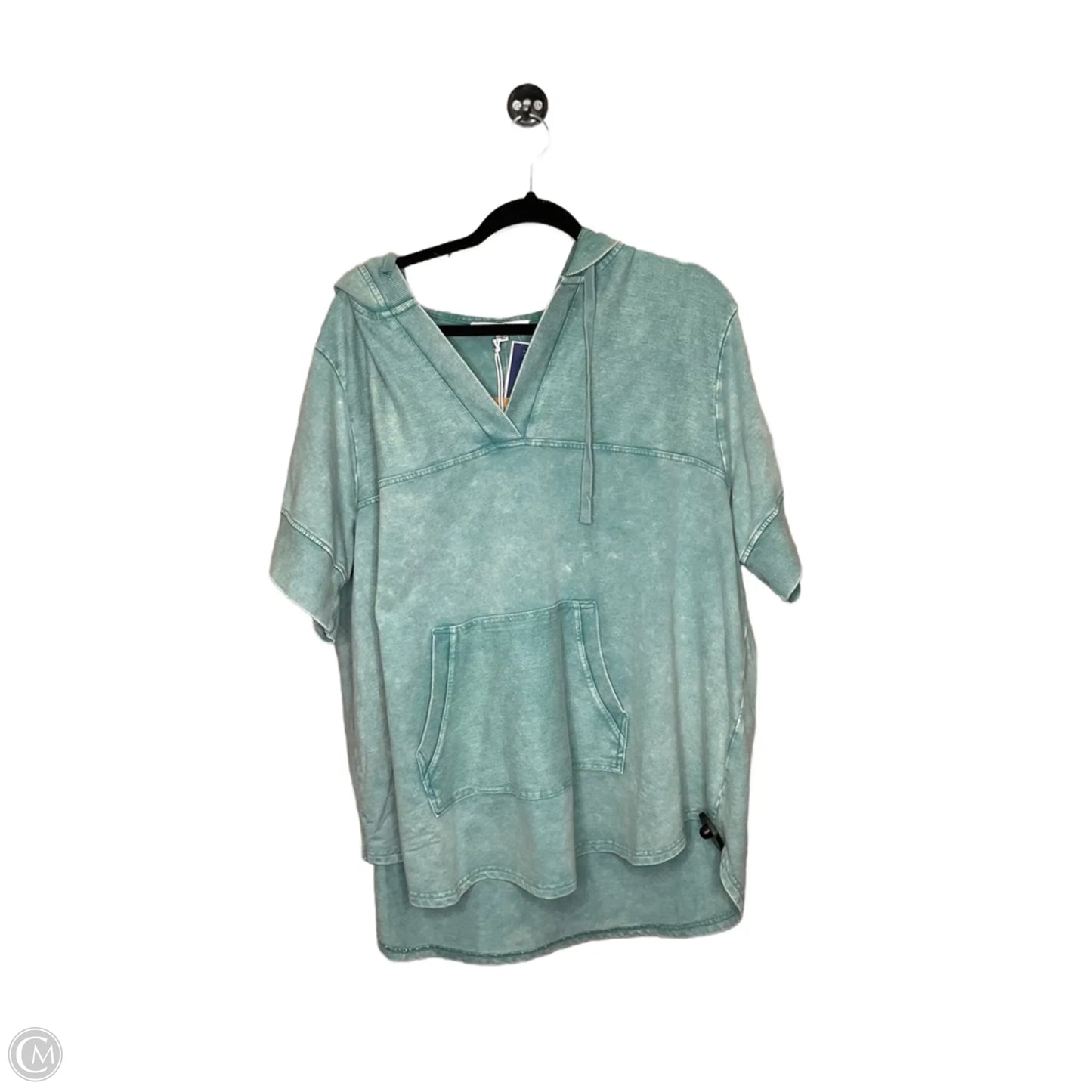 Sweatshirt Hoodie By Jane And Delancey In Green, Size: 2x