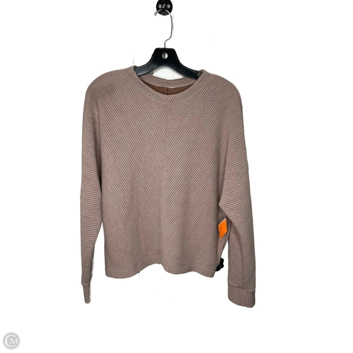 Top Long Sleeve By A New Day In Brown, Size: M