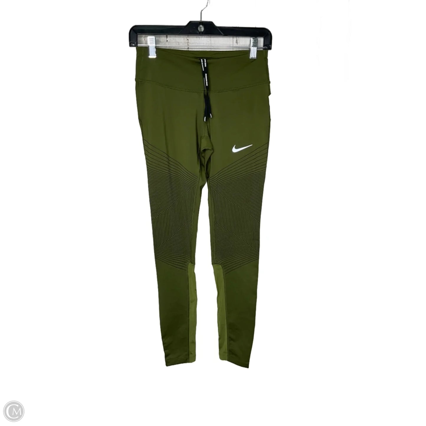 Athletic Leggings By Nike In Green, Size: Xs