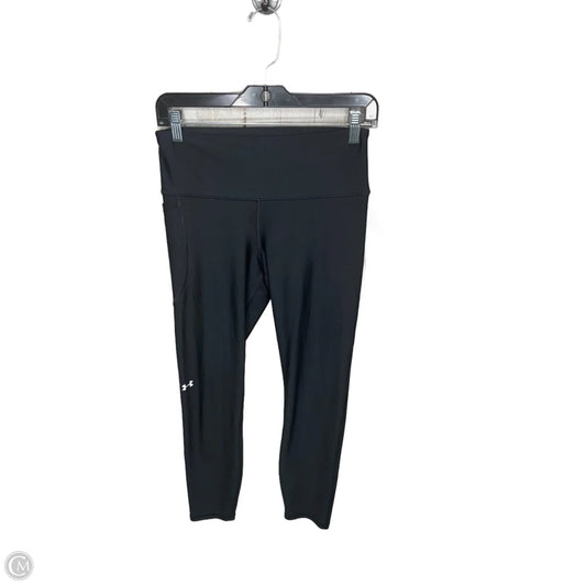 Athletic Leggings By Under Armour In Black, Size: M