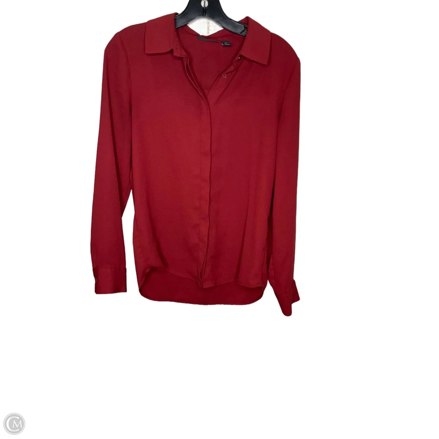 Top Long Sleeve By Halogen In Red, Size: Xs