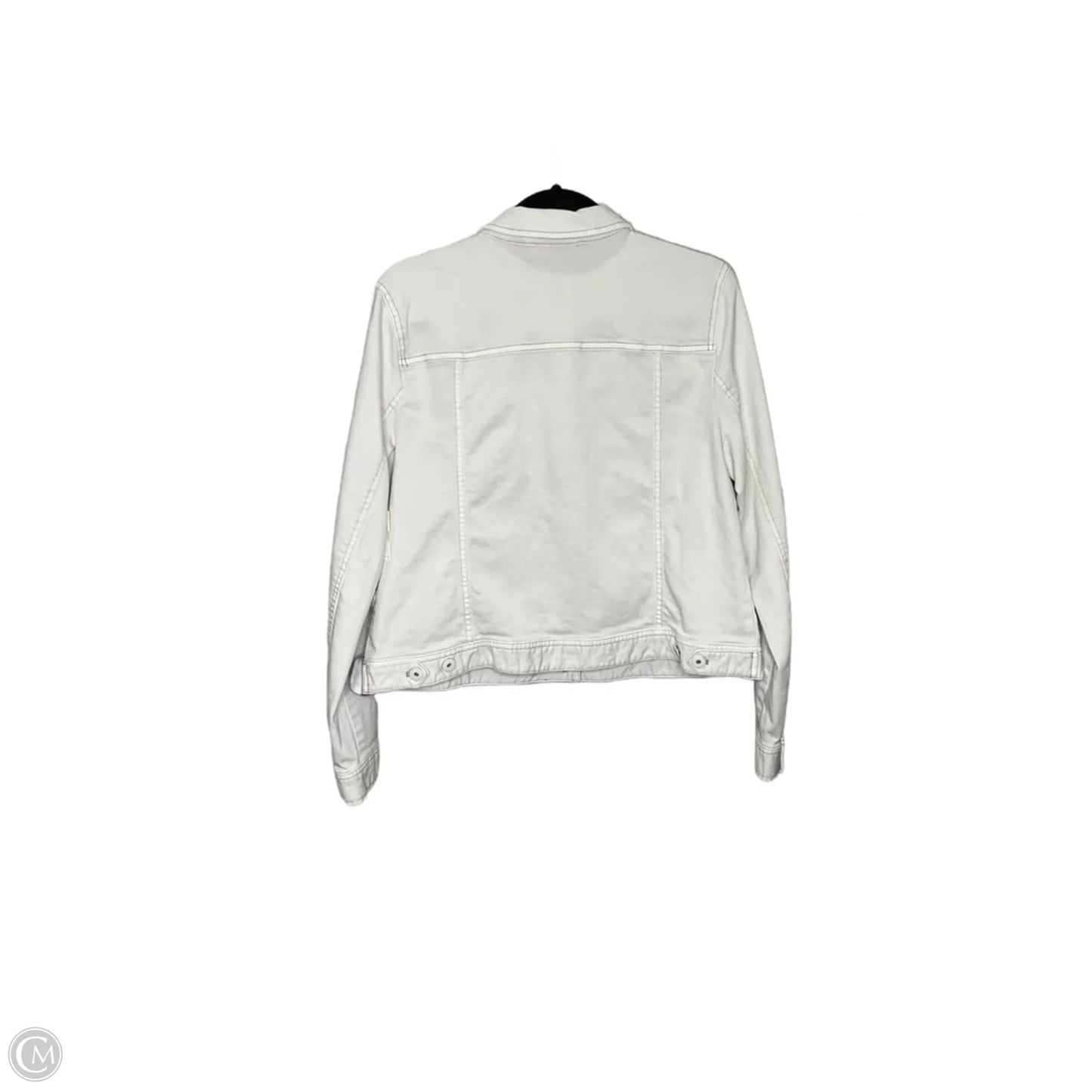 Jacket Denim By J. Jill In White, Size: M