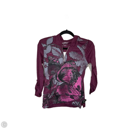 Top Long Sleeve By Style And Co Collection Women In Purple, Size: Sp