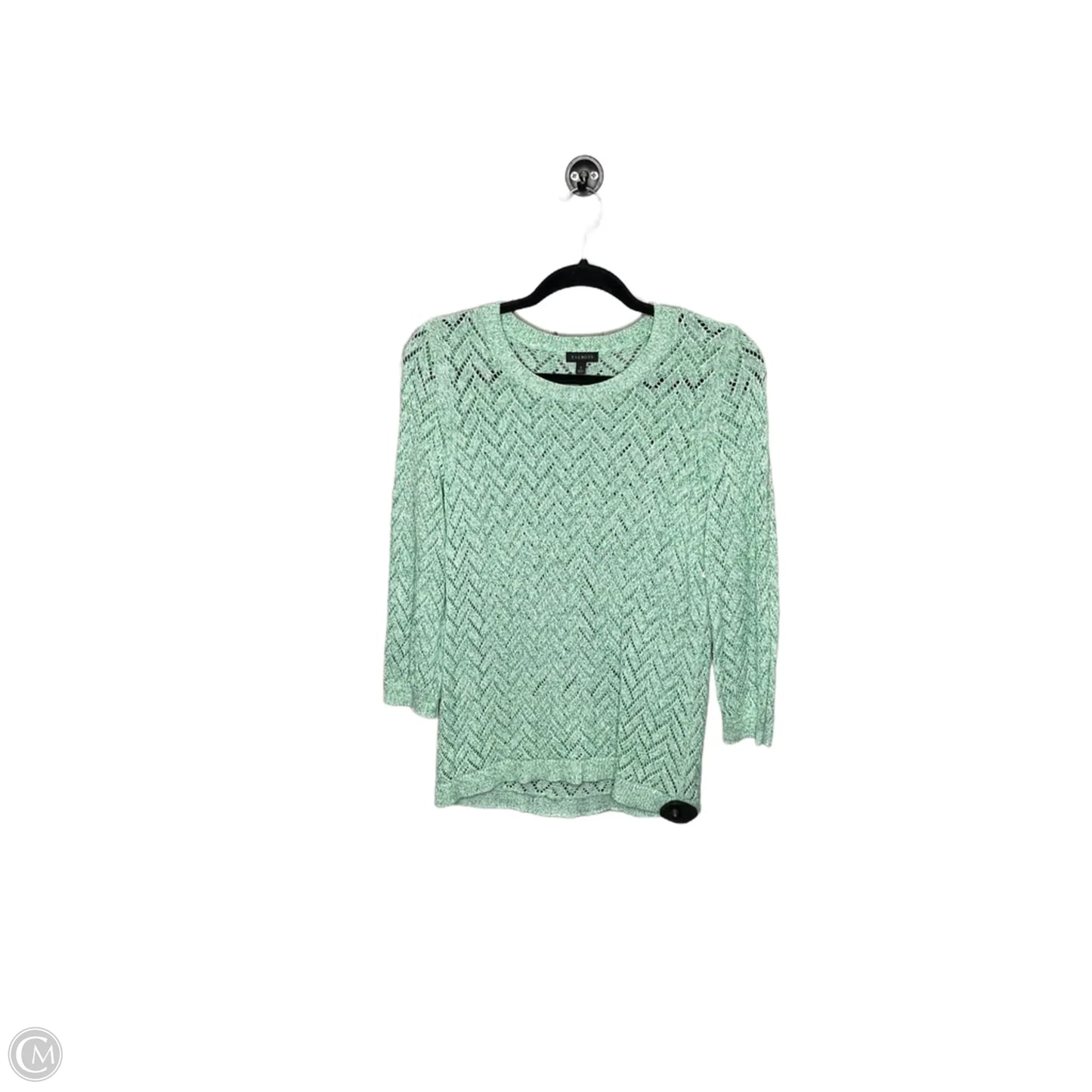 Top Long Sleeve By Talbots In Green, Size: S