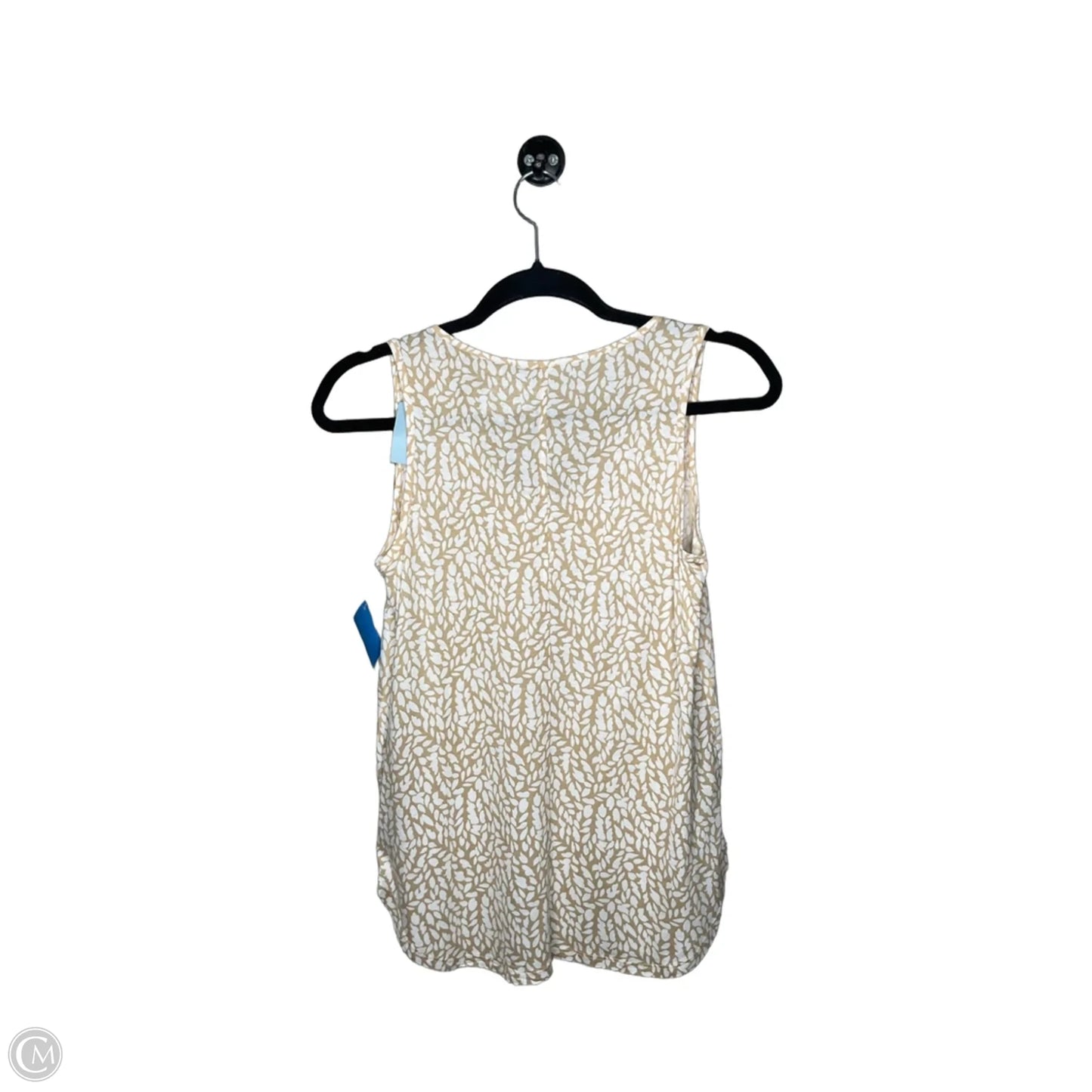 Top Sleeveless By Loft In Tan, Size: Xxsp