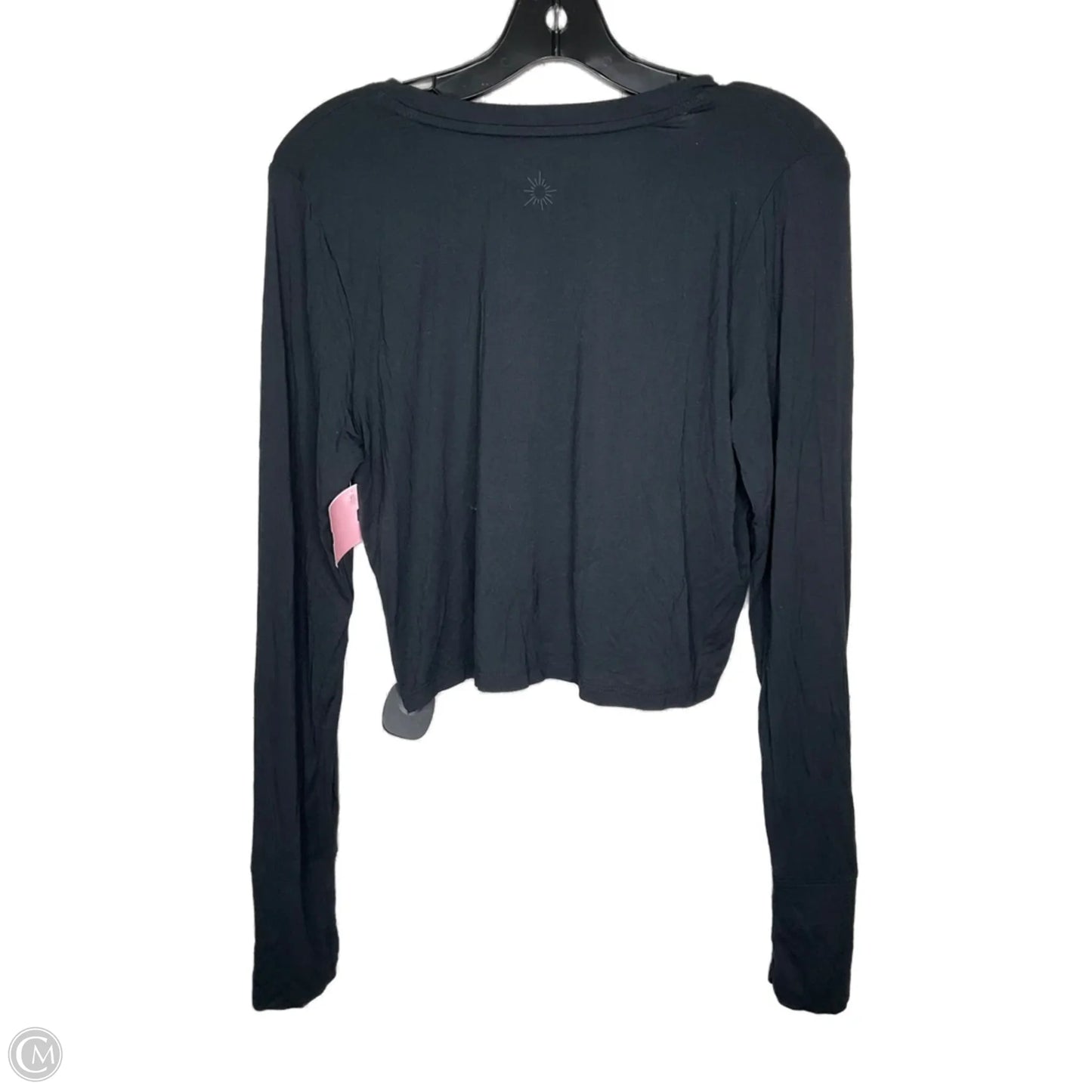 Top Long Sleeve By Aerie In Black, Size: L