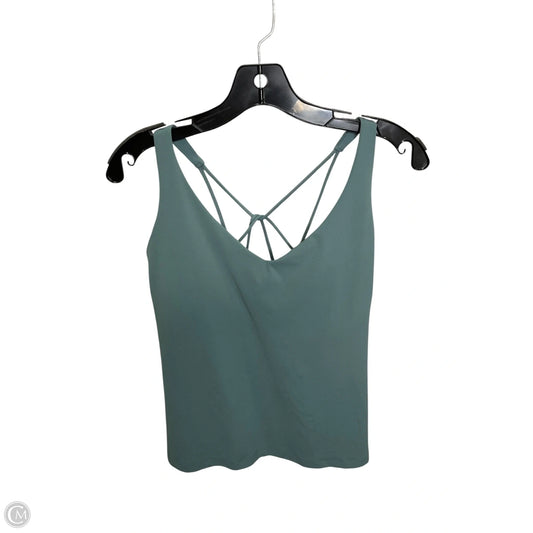 Athletic Top Short Sleeve By Athleta In Green, Size: Xl