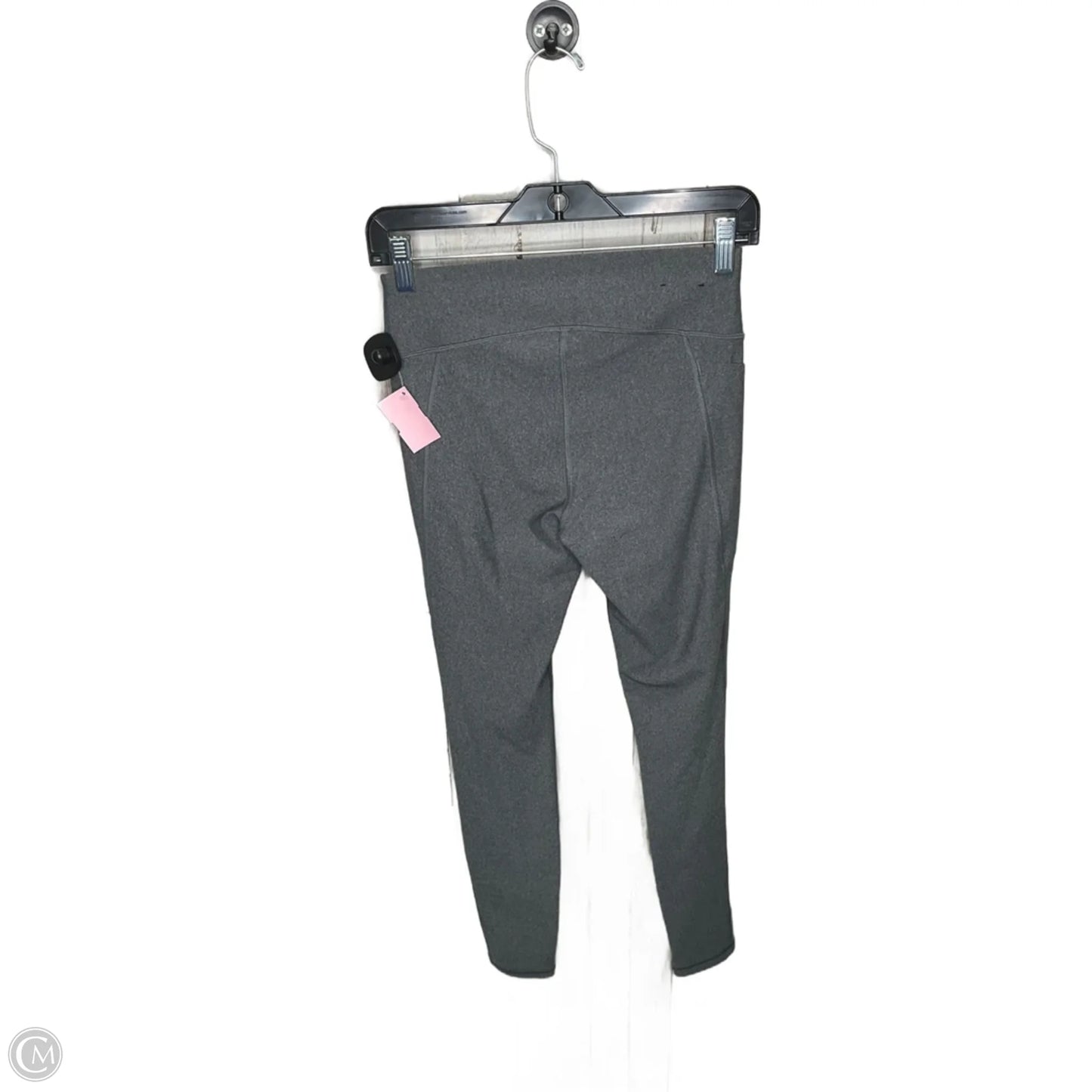 Athletic Leggings By Under Armour In Grey, Size: M