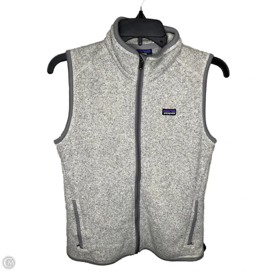 Vest Sweater By Patagonia In Grey, Size: M