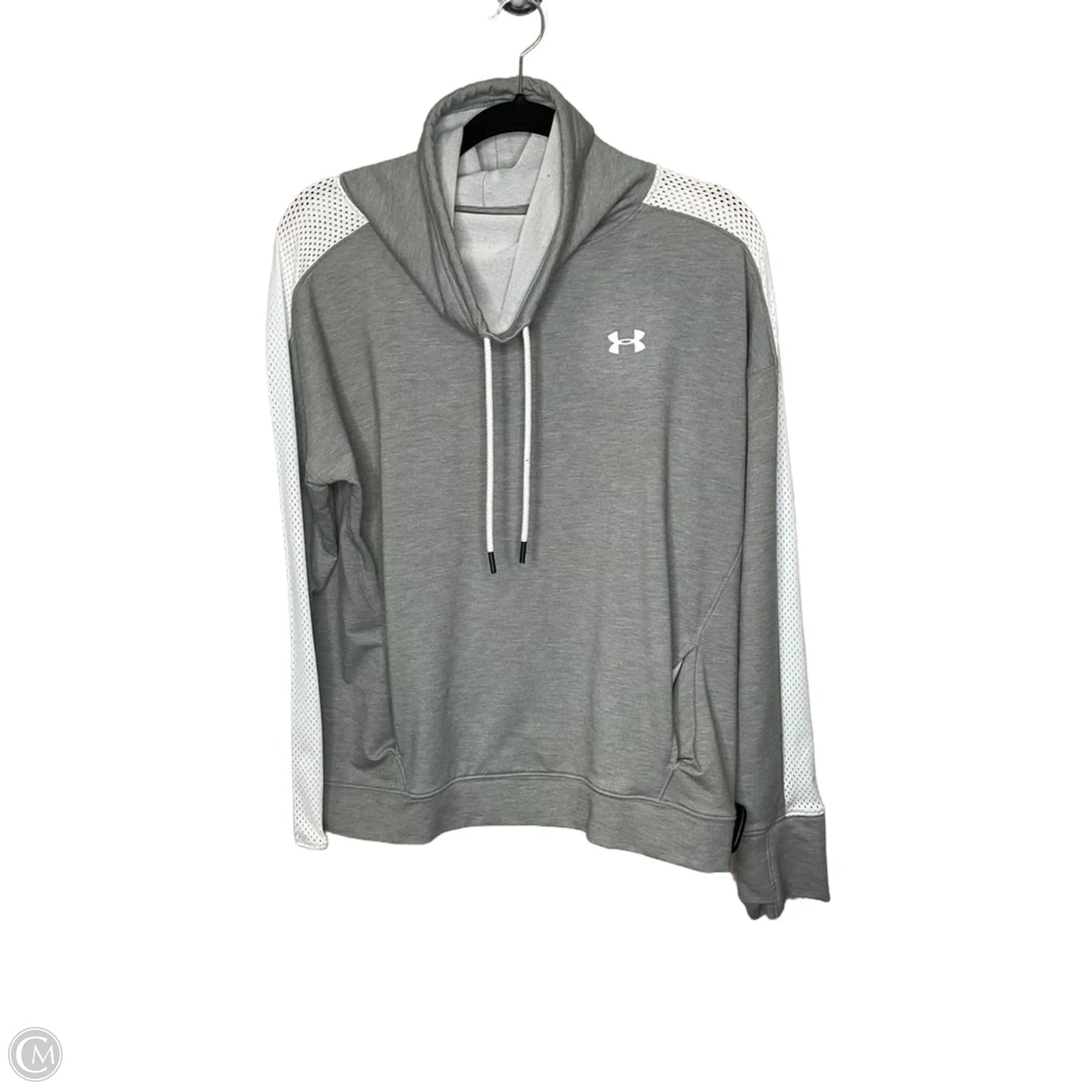 Athletic Jacket By Under Armour In Grey, Size: L