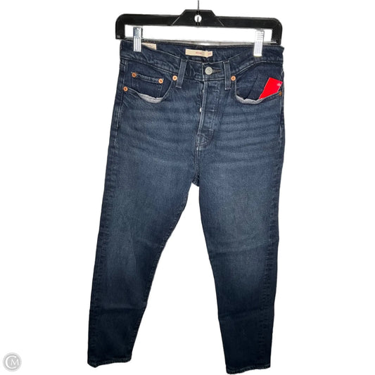 Jeans Straight By Levis In Black, Size: 4