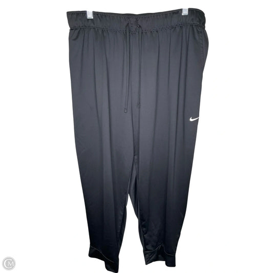 Athletic Pants By Nike In Black, Size: 2x