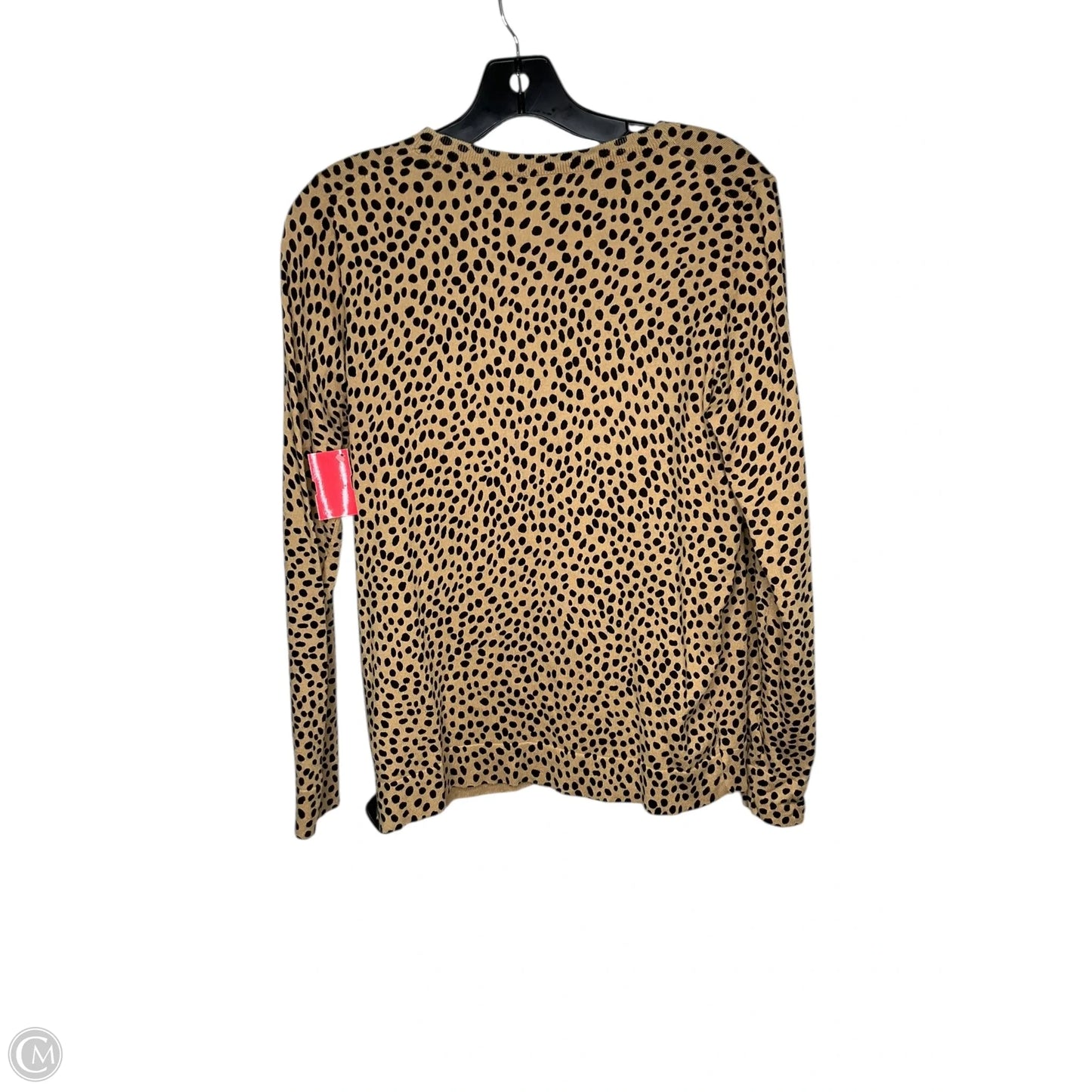 Top Long Sleeve By J. Crew In Animal Print, Size: M