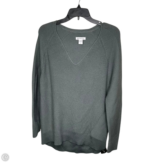 Top Long Sleeve By Athleta In Grey, Size: M