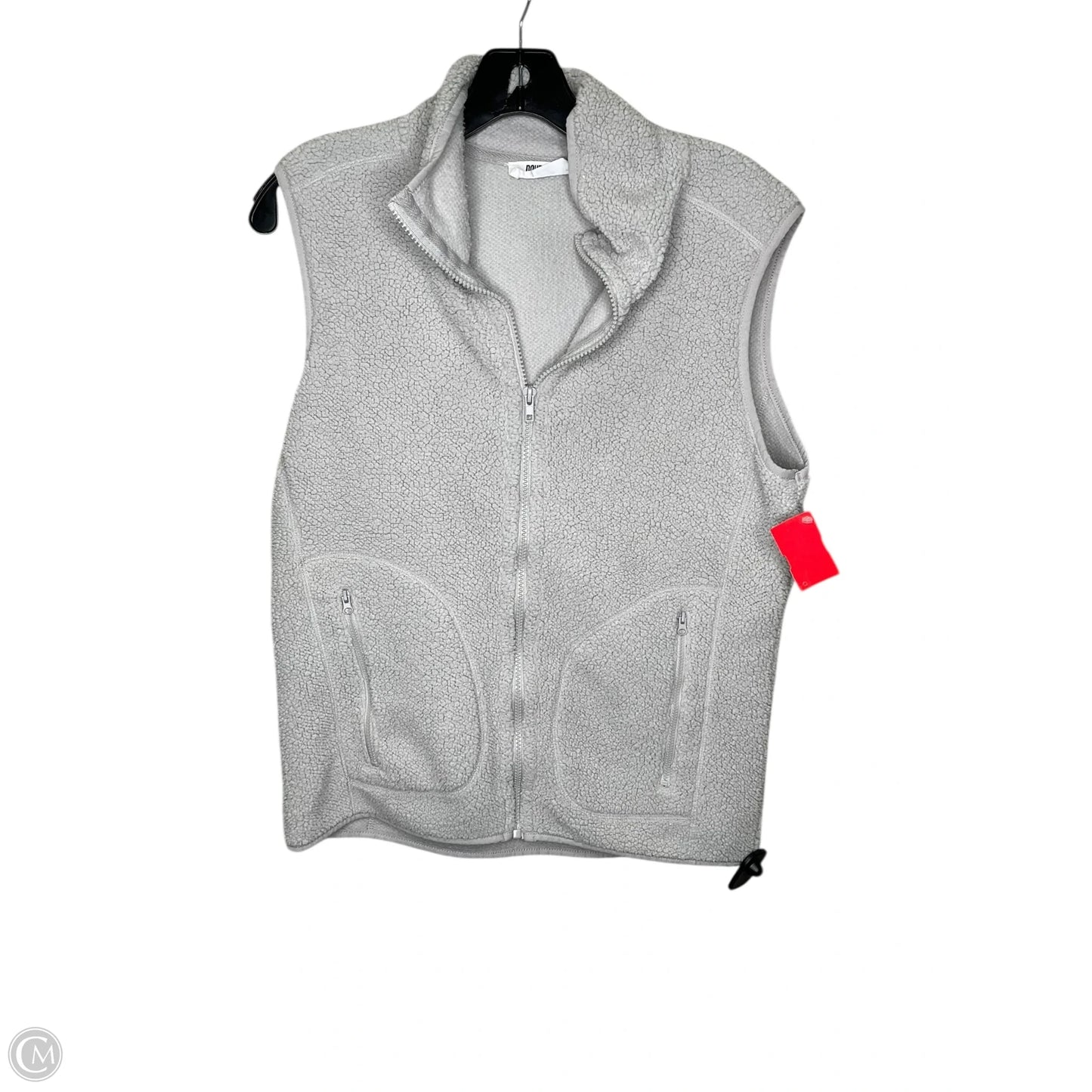 Vest Sweater By Double Zero In Grey, Size: M