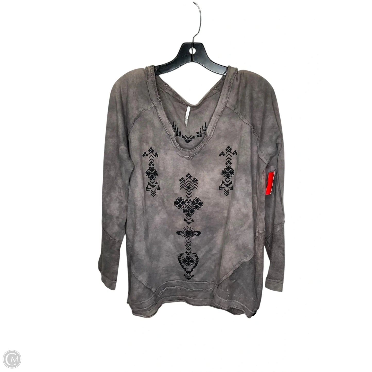 Top Long Sleeve By Free People In Grey, Size: Xl