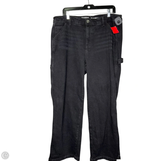 Jeans Wide Leg By Torrid In Black, Size: 16