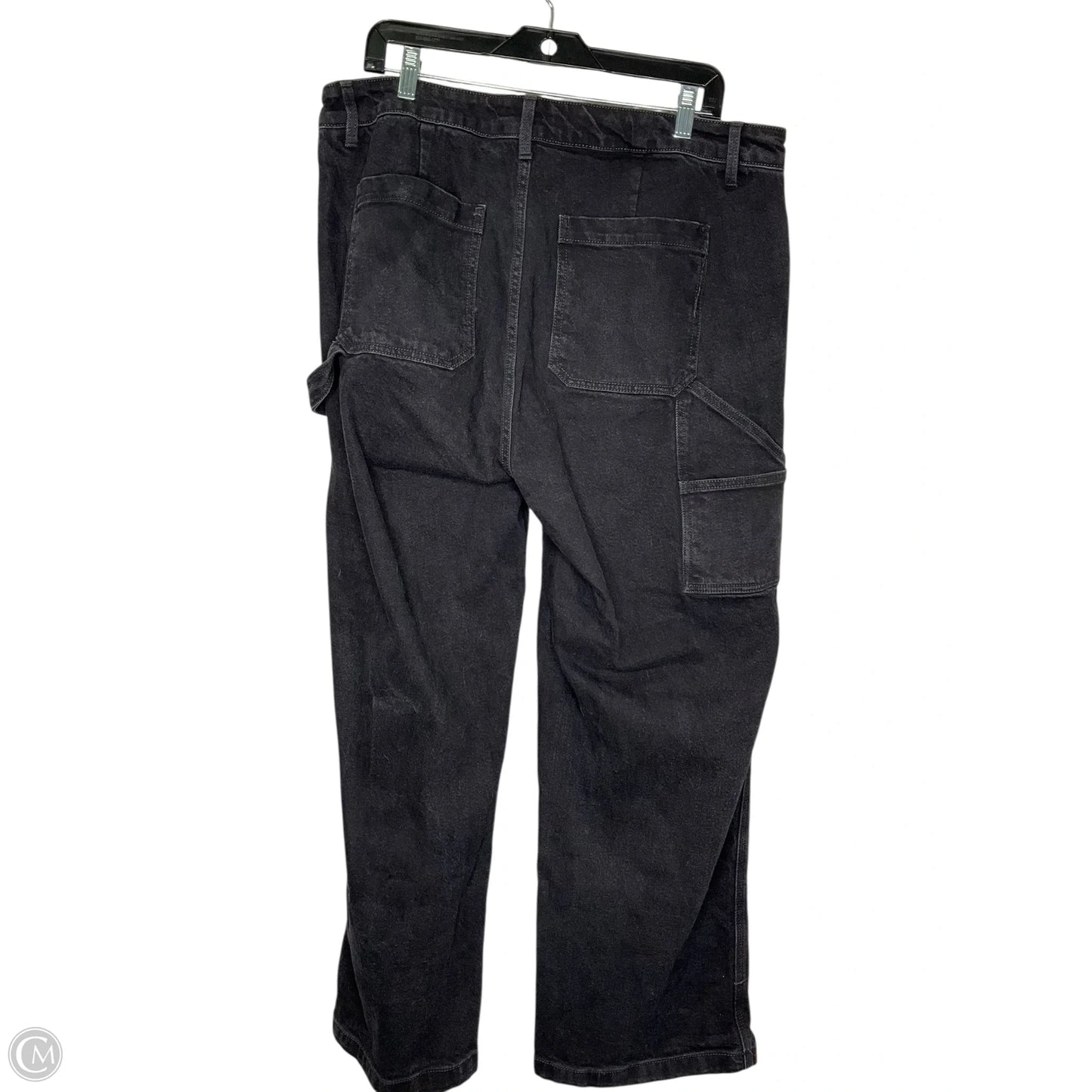 Jeans Wide Leg By Torrid In Black, Size: 16