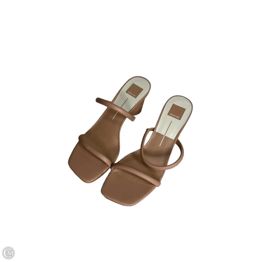 Shoes Heels Block By Dolce Vita In Tan, Size: 11