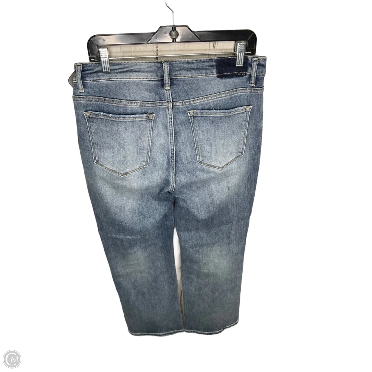Jeans Straight By Risen In Blue, Size: 14