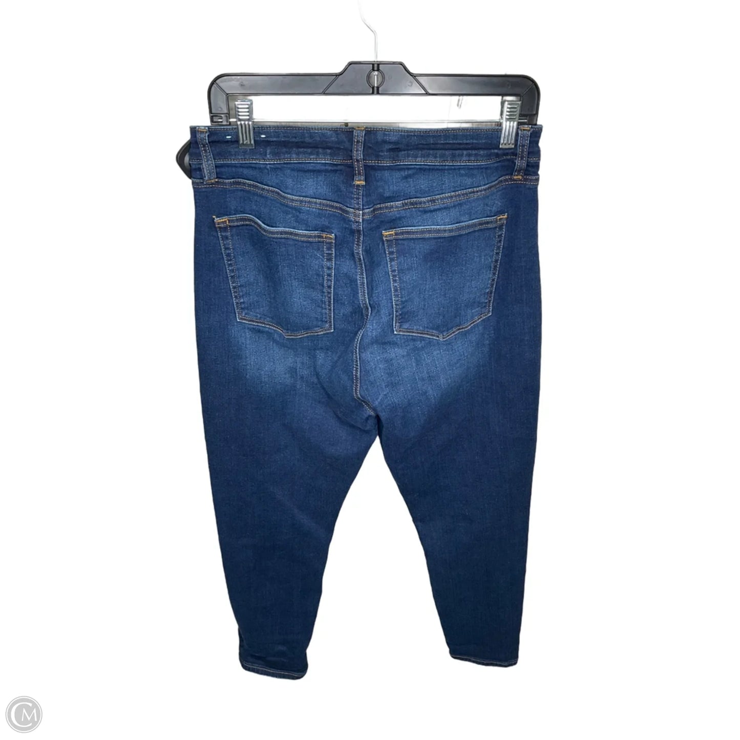 Jeans Skinny By Loft In Blue Denim, Size: 10