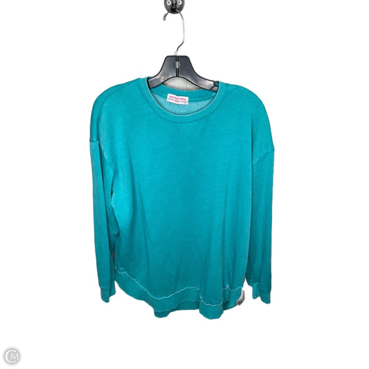Sweatshirt Crewneck By Clothes Mentor In Teal, Size: Xl