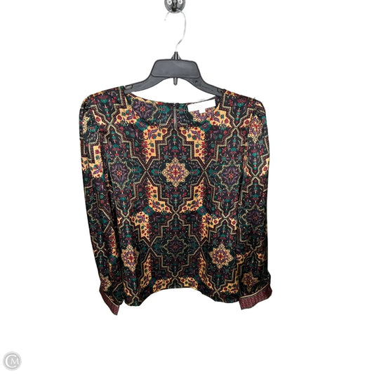 Top Long Sleeve By Loft In Black, Size: Xl
