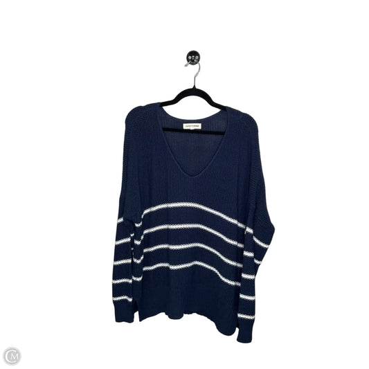 Sweater By Lucky Brand In Navy, Size: L