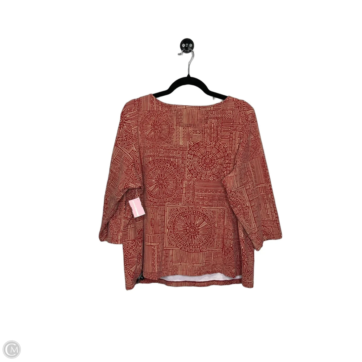 Top 3/4 Sleeve By Ruby Rd In Red, Size: 2x